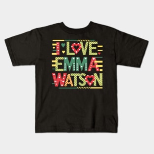 I Love Emma Watson Kids T-Shirt